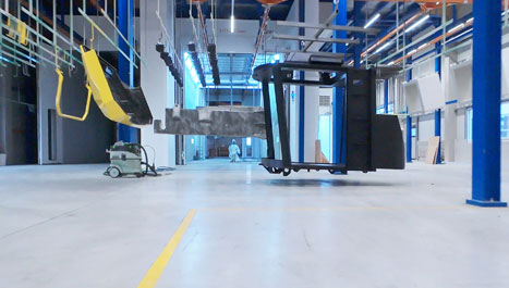 Automatisierte Lackierstraße